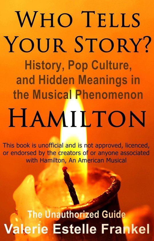 Boekcover met de titel "Who Tells Your Story?" en een brandende kaars.