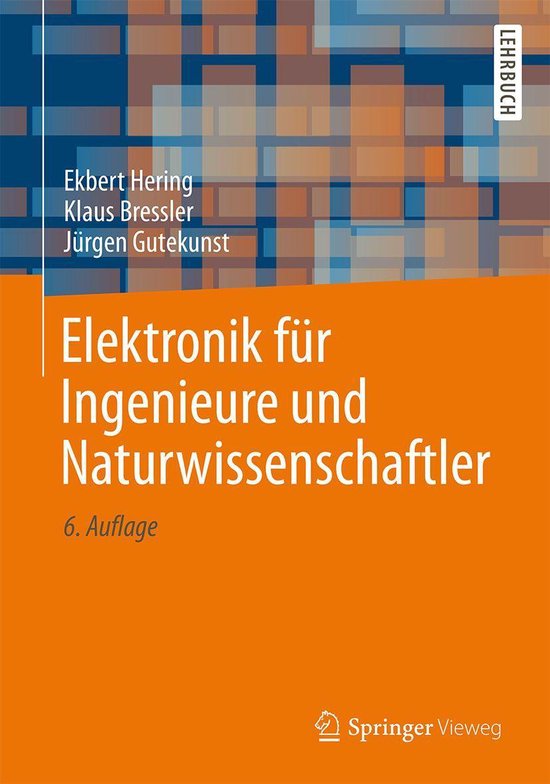 Springer-Lehrbuch - Elektronik für Ingenieure und Naturwiss ... - cover