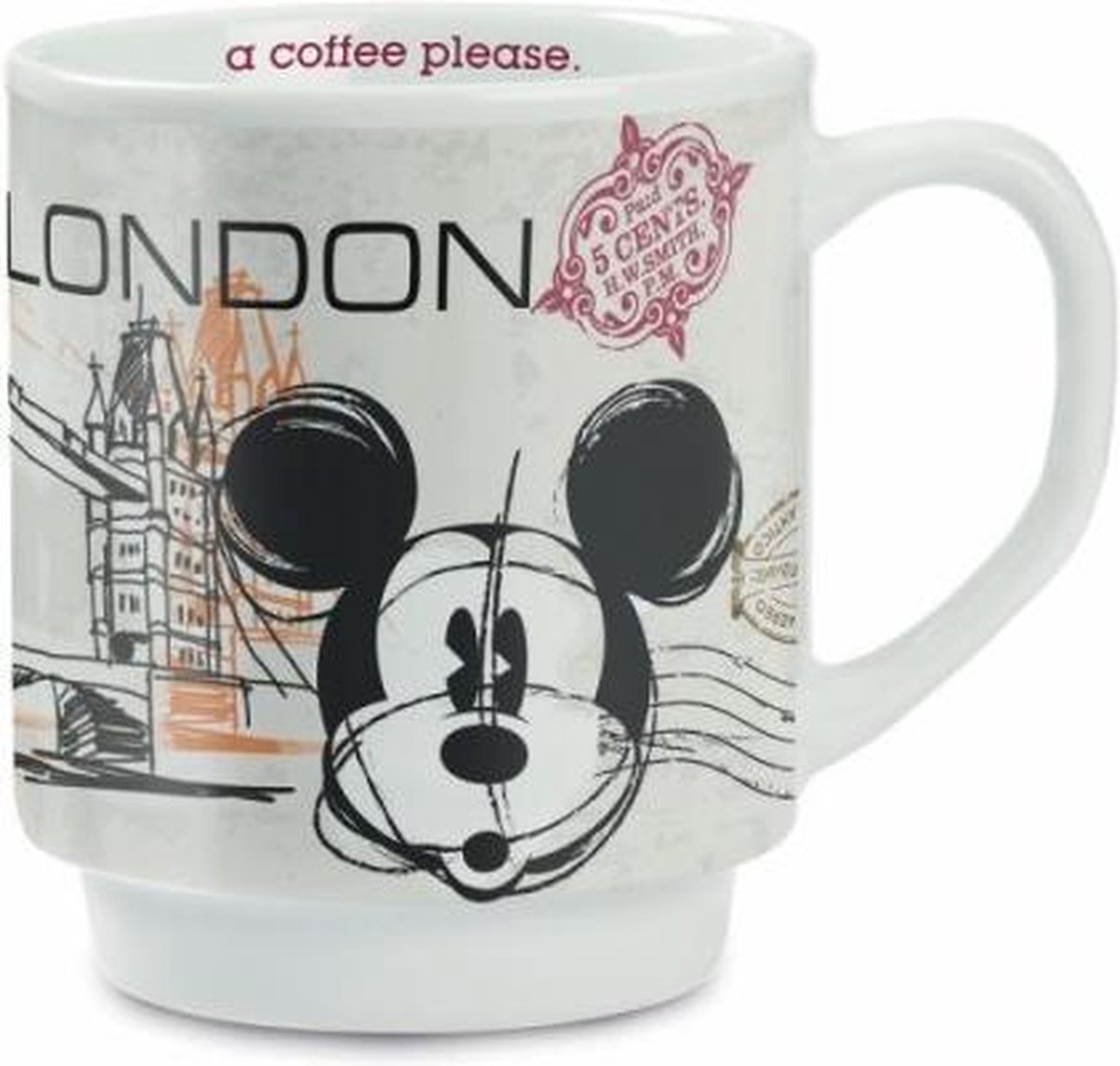Stapelbare mug - in de stad - LONDEN