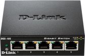 D-Link DGS-105 2 Pack Onbeheerde netwerkswitch L2 Gigabit Ethernet (10/100/1000) Zwart