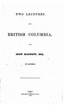 Two lectures on British Columbia