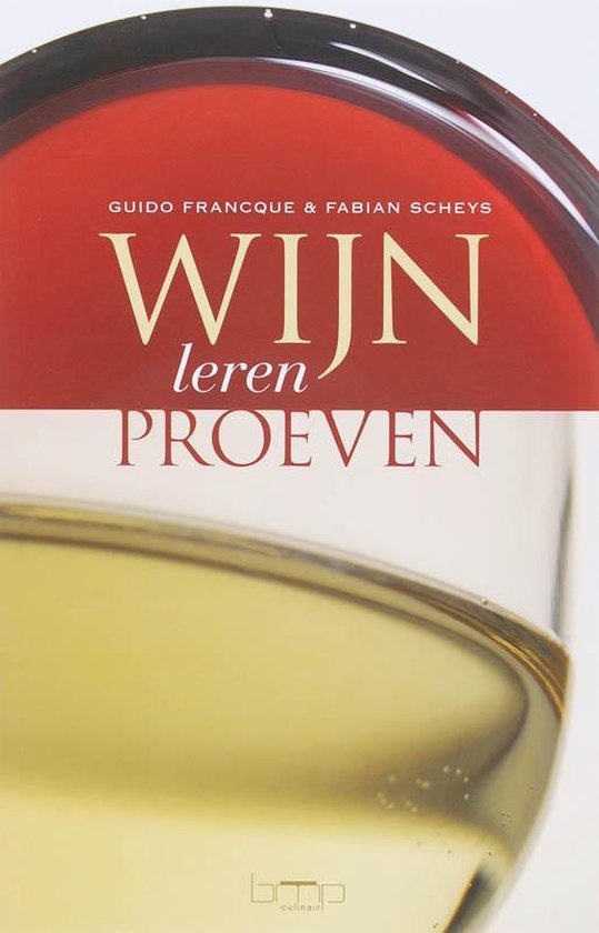 Cover van het boek 'Wijn leren proeven' van G. Franque en F. Scheys