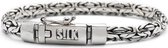 SILK Jewellery - Zilveren Armband - Connect - 393.18 - Maat 18