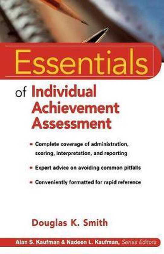 Essentials Of Individual Achievement Assessment - cover