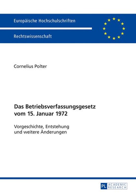 Europaeische Hochschulschriften Recht 5905 - Das Betriebsver ... - cover