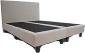 Bedworld Hotel Boxspring - 160 x 220 cm - Creme, beige - Harde box steviger ligcomfort