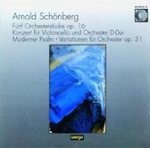 Schoenberg: Five Orchesta Pieces, Cello Concerto, etc
