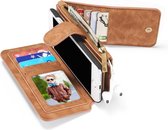 iPhone 7 Plus / 8 Plus Leren portemonnee hoesje met uitneembare telefoon case