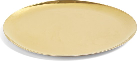 HAY Serving Tray XL gouden serveerschaal Ø35