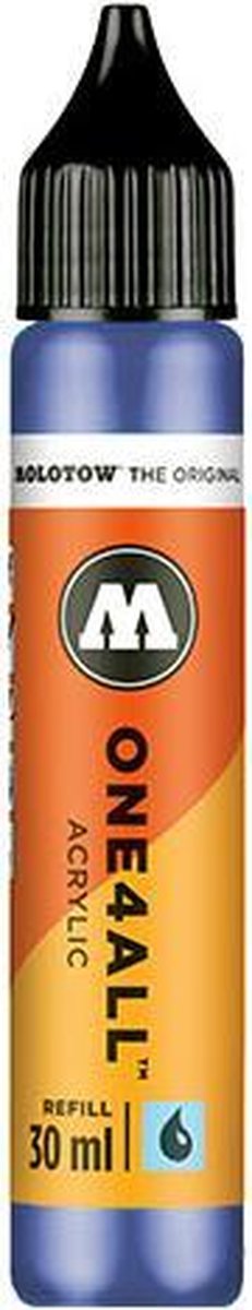 Molotow ONE4ALL™ - 30ml staalblauwe navul Inkt op acrylbasis