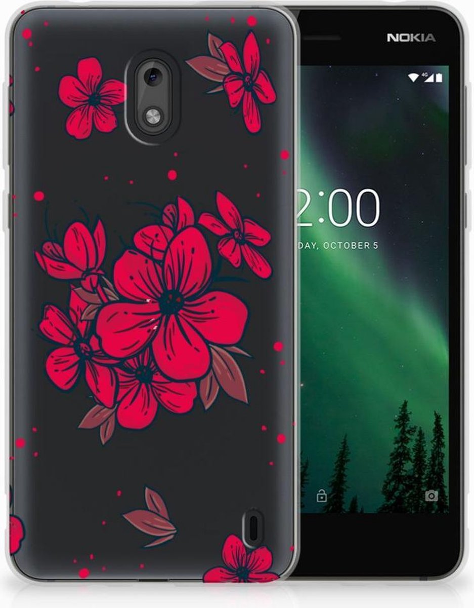 Nokia 2 TPU Case Blossom Red