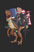 President Trump Rides A Dinosaur