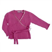 Ducky Beau roze vest met pailletjes en band – 80