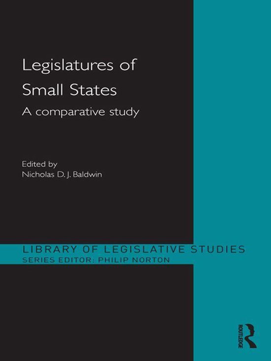Legislatures of Small States - cover