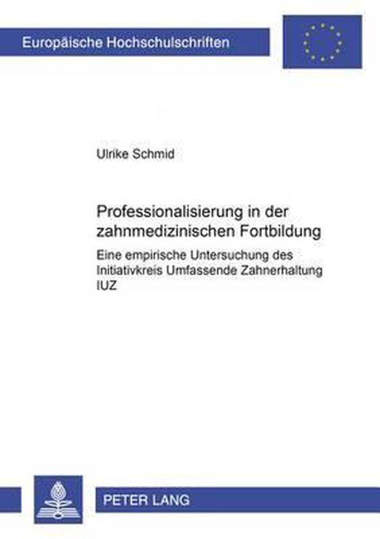 Europaeische Hochschulschriften / European University Studie ... - cover