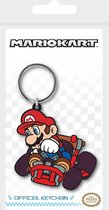 Sleutelhanger - Mario Kart - rubber - metalen ring