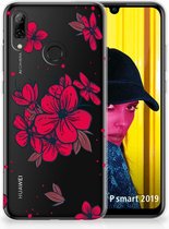 Huawei P Smart 2019 TPU Hoesje Design Blossom Red