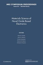 MRS Proceedings Materials Science of Novel Oxide-Based Electronics