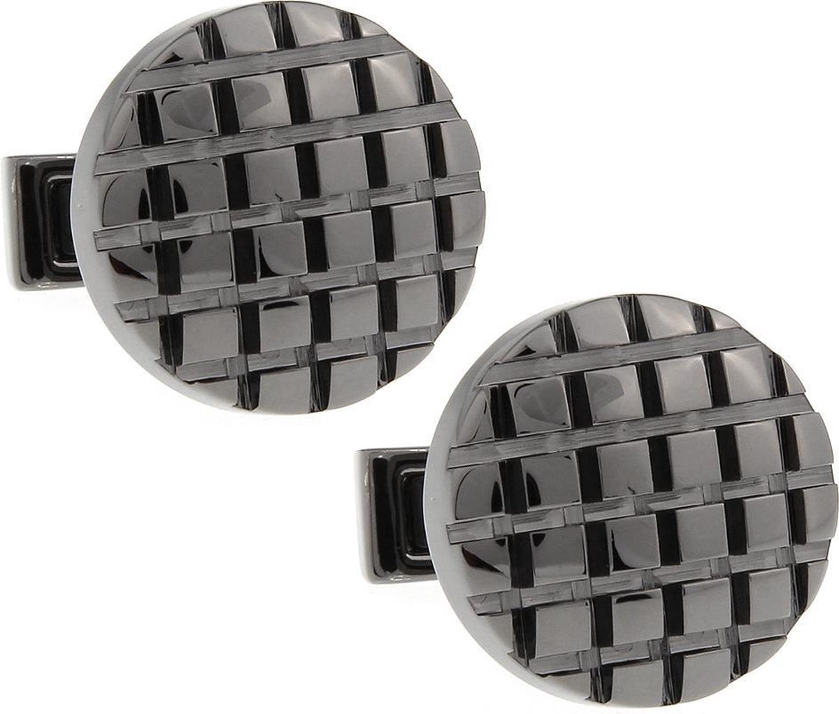Amanto Manchetknopen Arush - 316L Staal - ∅19mm
