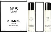 Chanel N°5 L'Eau - 3 x 20 ml - eau de toilette recharge purse spray - tasspray