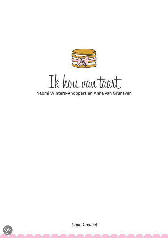 Ik hou van taart - cover