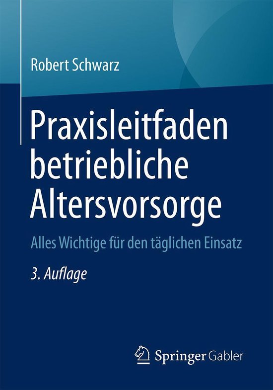 Praxisleitfaden betriebliche Altersvorsorge - cover