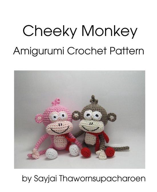 Cheeky Monkey Amigurumi Crochet Pattern - cover