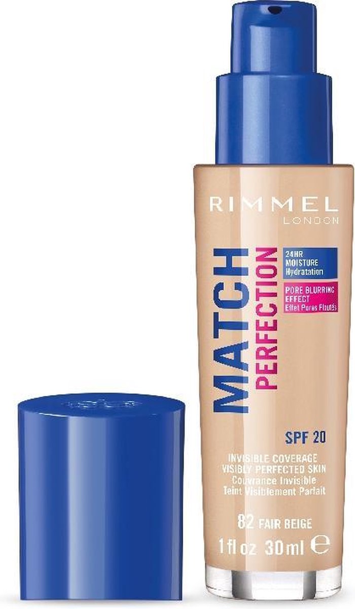 Rimmel London Match Perfection Foundation 082 Fair Beige