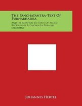 The Panchatantra-Text of Purnabhadra