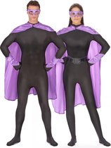 PARTYPRO - Superhelden cape en masker voor volwassenen