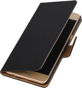 Bookstyle Wallet Case Hoesjes Geschikt voor Samsung Galaxy C5 Zwart
