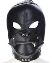 Banoch - Gimp/1 Black - zwart pu leren bondage masker | BDSM