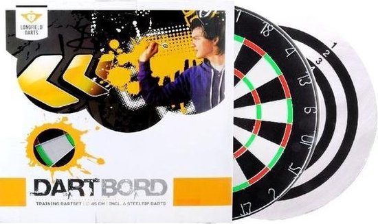 Thumbnail van een extra afbeelding van het spel Longfield Darts 45 cm - Dartbord