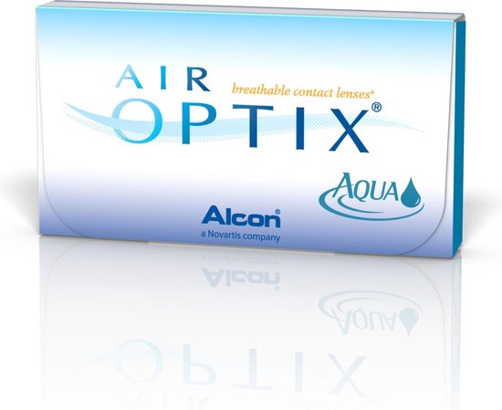 +2.75 - Air Optix® Aqua - 6 pack - Maandlenzen - BC 8.60 - Contactlenzen
