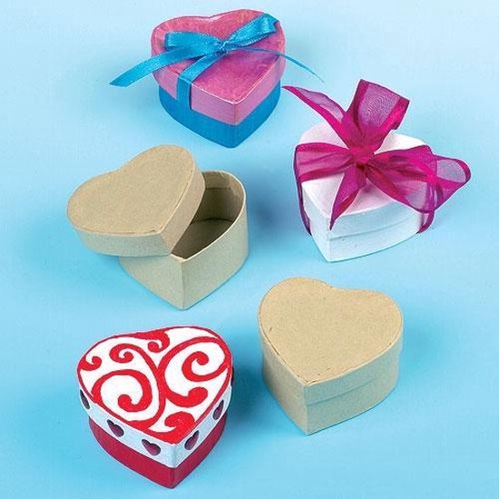 Boîtes en forme de cœur (8 pièces par paquet) | bol