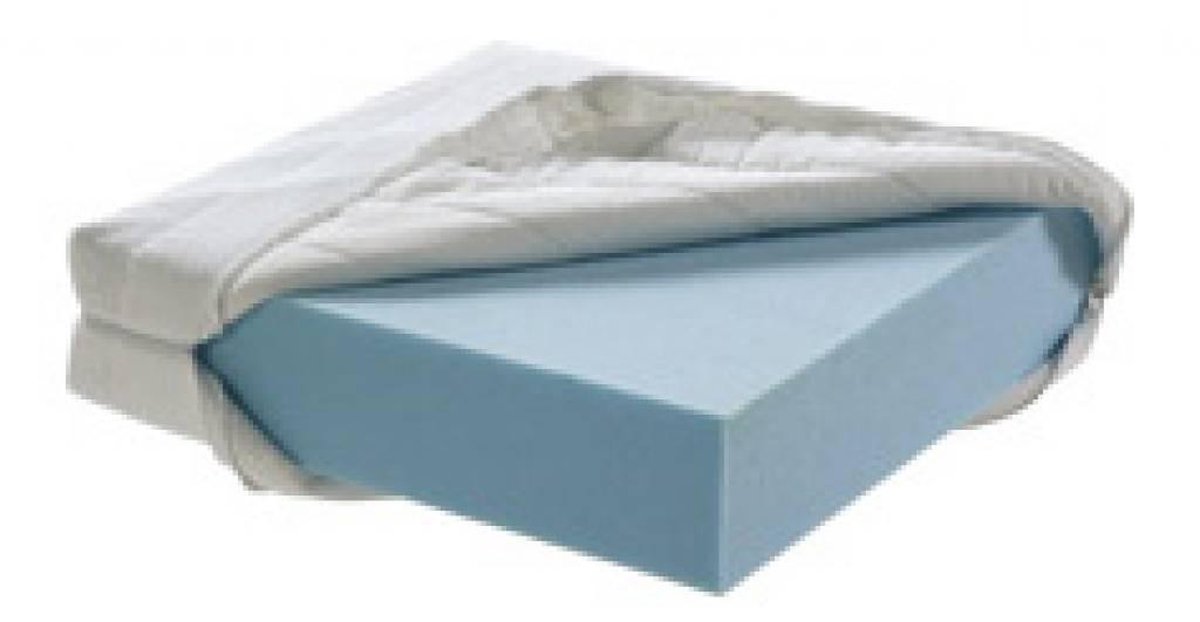 Boxmatras - Parkmatras met wasbare hoes - 90 x 75 cm | bol.com