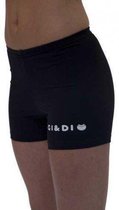 GI&DI Damesshort 3424 Zwart  Sportbroek - Maat XXXL