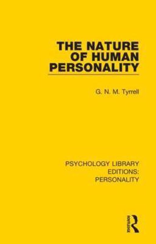 Psychology Library Editions: Personality-The Nature of Human ... - cover