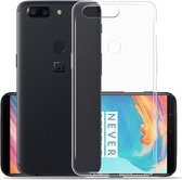 OnePlus 5T  Transparant Siliconen Case Hoes