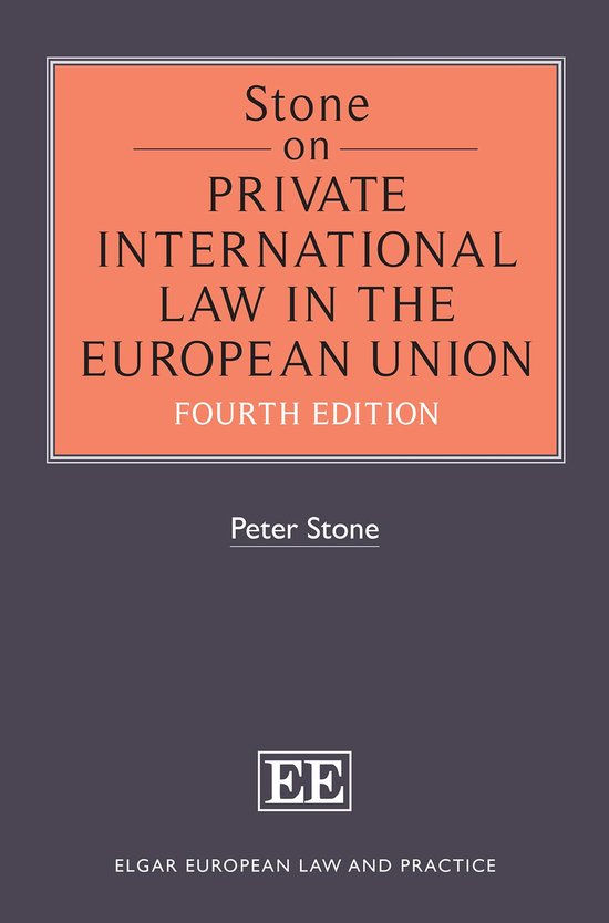 Elgar European Law and Practice series - Stone on Private In ... - cover