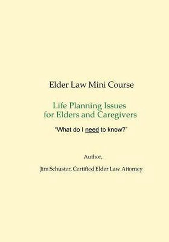 Elder Law Mini-Course 2018 - cover