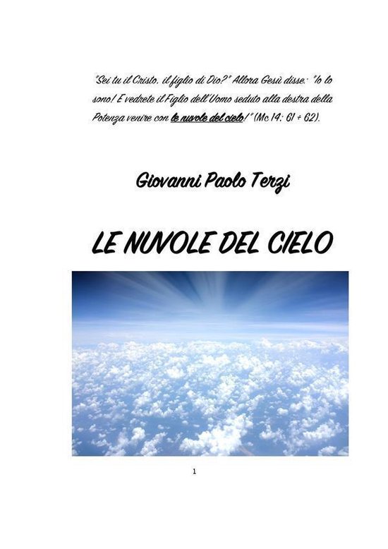 Le Nuvole del Cielo - cover