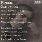 Schumann: Fantasies for Clarinet & Piano, etc / Friedl