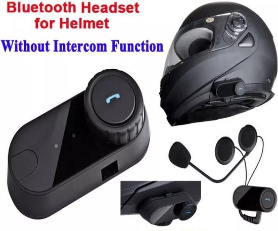 Bluetooth headset helm Freedconn telefoneren, muziek, navigatie | bol.com