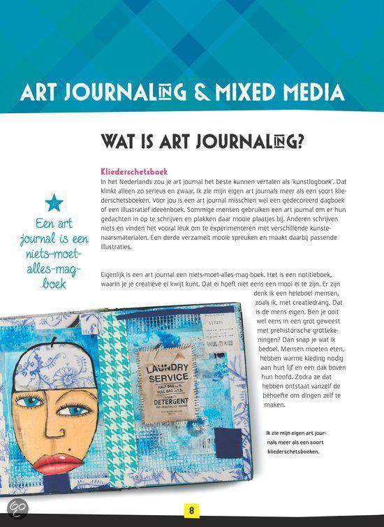 Art journaling en mixed media
