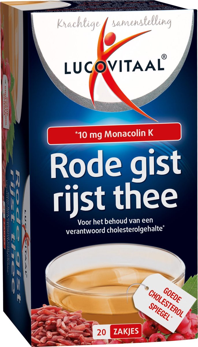Lucovitaal Rode Gist Rijst Thee - Lucovitaal