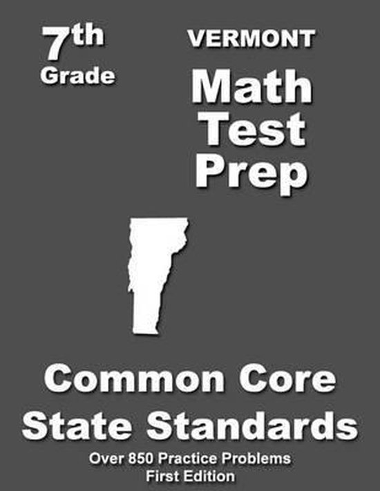 Vermont 7th Grade Math Test Prep - cover