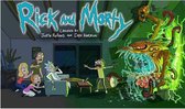 Rick And Morty Poster - Silk Wall - 85 X 50 Cm - Multicolor