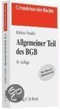 Allgemeiner Teil Des Bgb