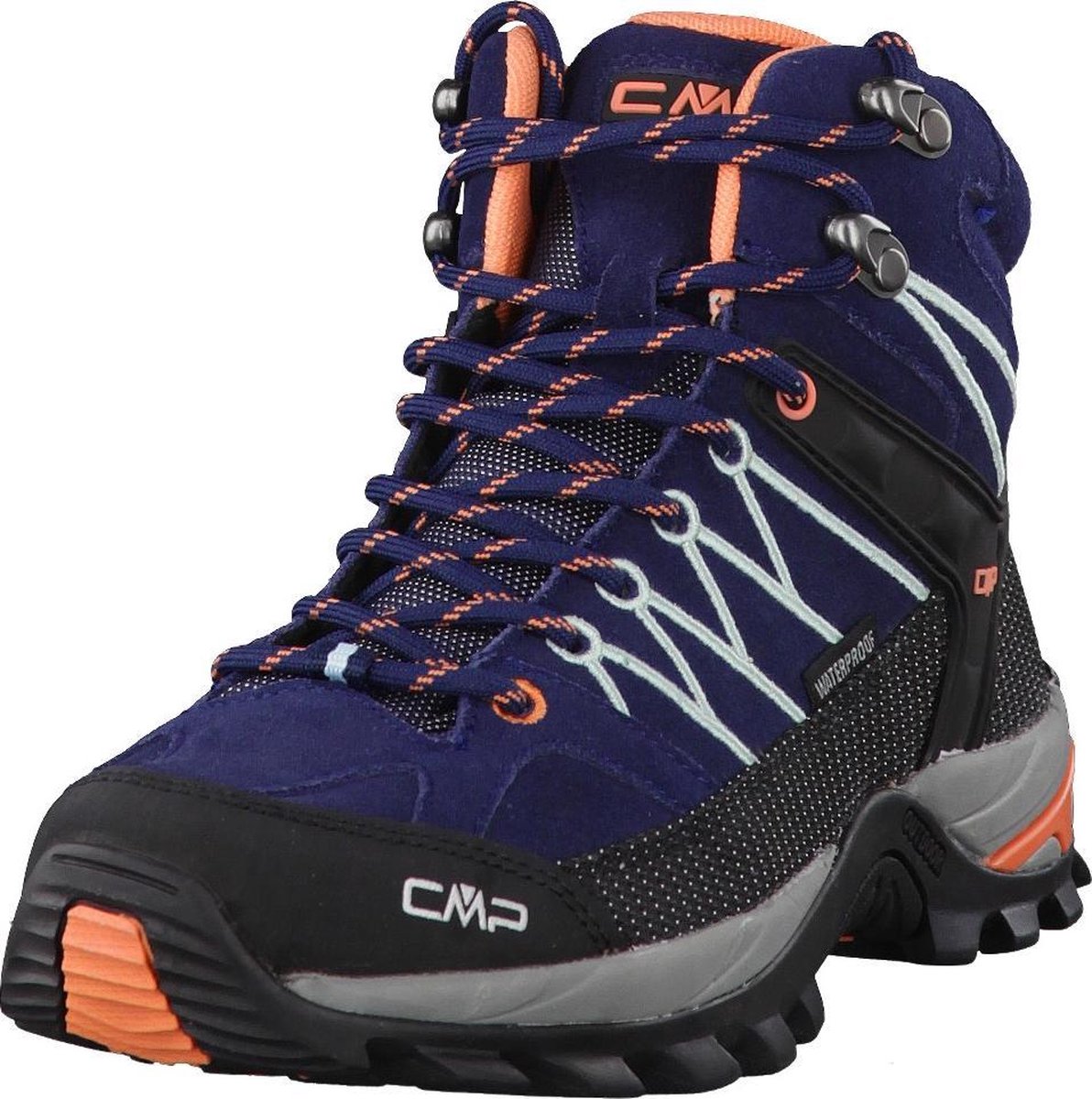 Cmp Wandelschoenen Rigel Mid Dames Suède Blauw